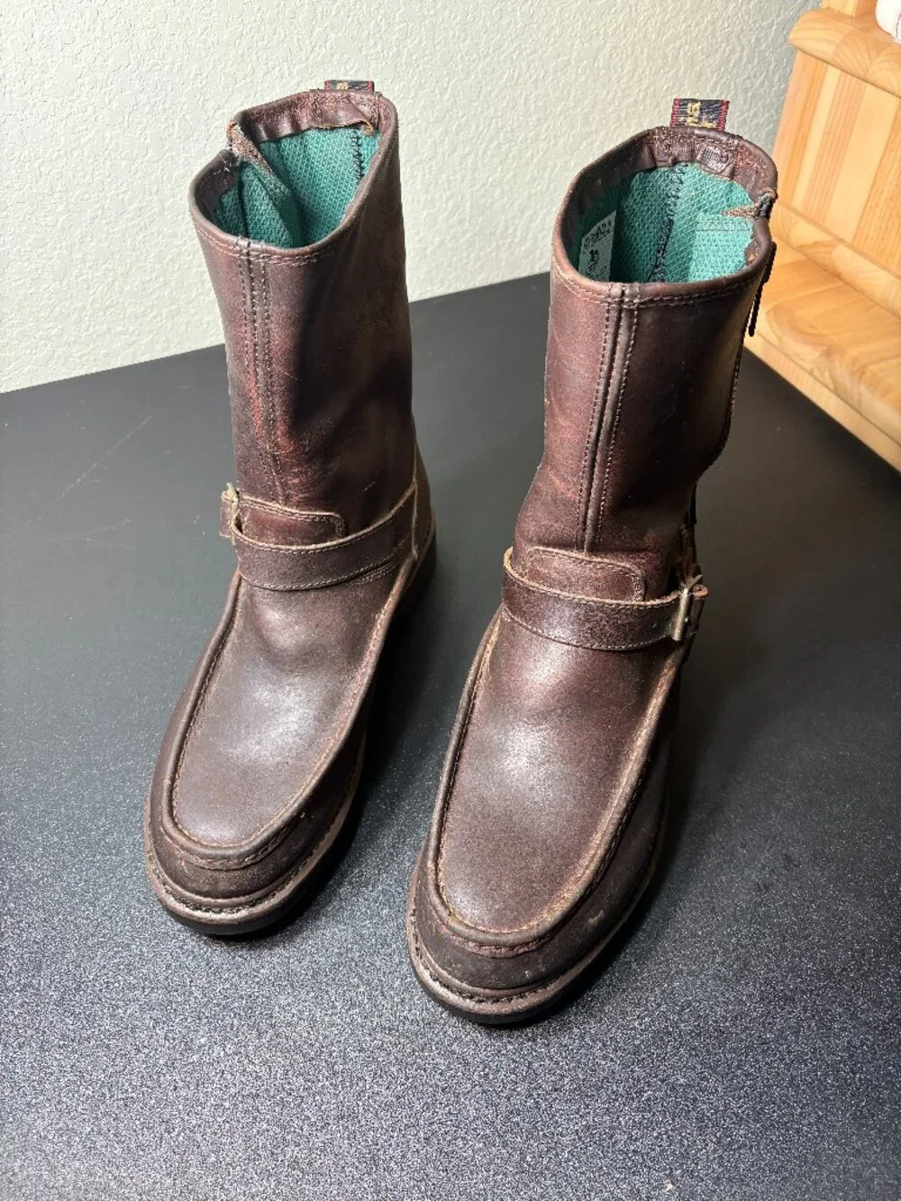 Men's Georgia Boot Leather Waterproof Work Boot size 12M